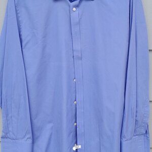 Thomas Pink brand, Blue, French Cuff, Dress Shirt